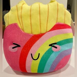 Squishmallow 8" Codie The Rainbow Fries Claire's Exclusive Food Plush 2021
